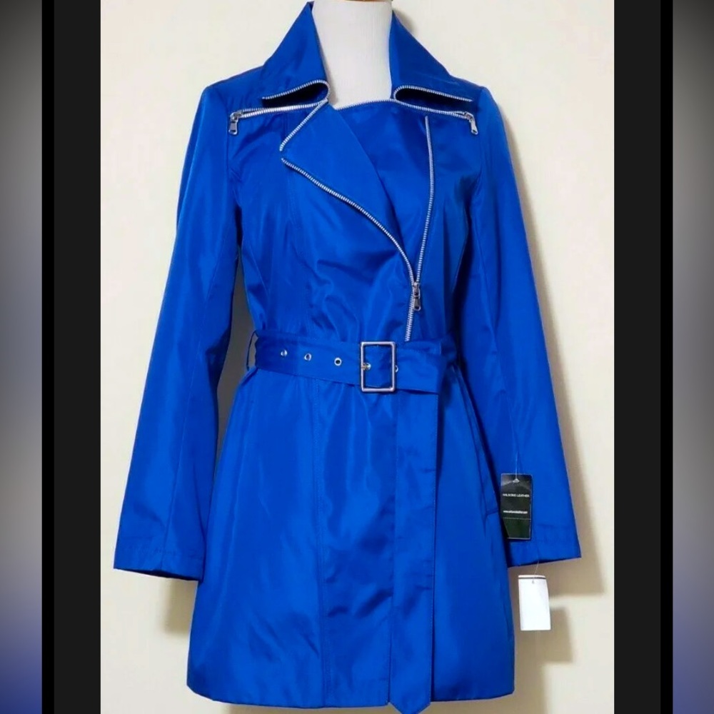 Blue Water resistance Trench/Rain coat